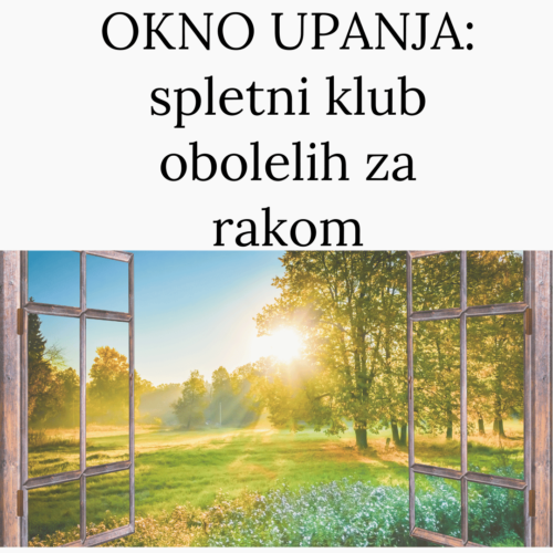 Okno upanja - spletni klub obolelih za rakom